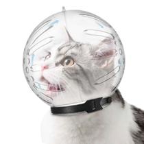 Bola transparente anti mordida para gatos - Saara Online