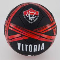 Bola Vitória Estádios 24 Campo Preta e Vermelha