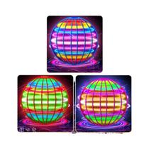 Bola Voadora Mágica com Luzes LED - Brinquedo com Controle Remoto para Crianças