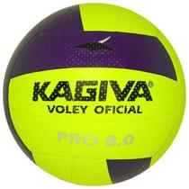 Bola volei kagiva 8.0 pro oficial - cor: amarelo fluor/violeta Bola volei kagiva 8.0 pro oficial - cor: amarelo fluor/violeta
