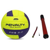 Bola Volei Oficial Profissional Penalty Pro 8.0+Bomba De Ar