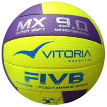 Bola Volei Oficial Vitoria Mx 9.0 Pro Pu Microfibra Ultra