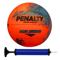 Bola Vôlei Penalty - Mg 3600 Xxi - Laranja + Bomba de Ar Bola Vôlei Penalty - Mg 3600 Xxi - Laranja + Bomba de Ar