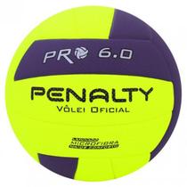 Bola Vôlei Penalty Pro 6.0 X Amarelo/Roxo