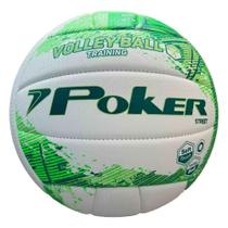 Bola Vôlei Poker Training Street Branco Verde