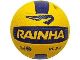 Bola Volei Rainha VL 3.5 Amarela Azul Bola Volei Rainha VL 3.5 Amarela Azul