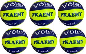 Bola Vôlei Veloster Lemon Com 06 Unidades Kaemy ML96 Bola Vôlei Veloster Lemon Com 06 Unidades Kaemy ML96