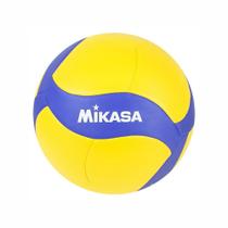 Bola Voleibol Mikasa Modelo V370W Padrão FIVB Vôlei Jogo Quadra Amador Treino Oficial em Couro
