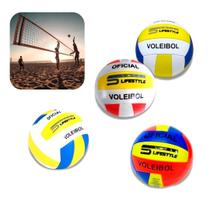 Bola Voleibol Para Quadra e Praia Tamanho Oficial Resistente
