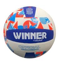 Bola Volleyball Winner Sintetica Oficial - Azul e Laranja