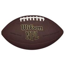 Bola Wilson Futebol Americano NFL Super Grip Marrom e Dourado