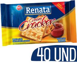 Bolacha Biscoito em Sache Renata Cream Cracker - 40 und