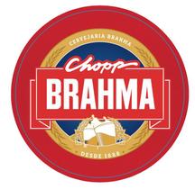 Bolacha de Chopp Brahma Vermelha 500 Peças - Porta Copos