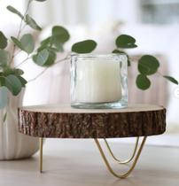 Bolacha de Jardim e Varanda Madeira Rústica Bege Woodforce