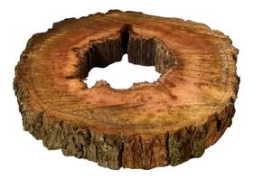 Bolachão De Madeira Com Furo Para Decoração 30 Cm Diâmetro