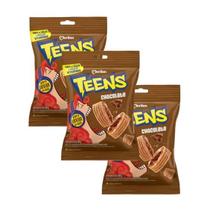 Bolachinha Teens Recheada com Creme de Chocolate Kit 240g