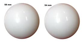 Bolão Bola 54 Ou 58 Mm Branco Novo Bilhar Sinuca Snooker