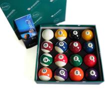 Bolas 52.4mm (2.1/16") Bilhar Faixadas Belga Premier - JG c/ 16 bolas - ARAMITH