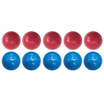 Bolas 54mm Mata-Mata Azul e Vermelha (10 Bolas) Bolas 54mm Mata-Mata Azul e Vermelha (10 Bolas)