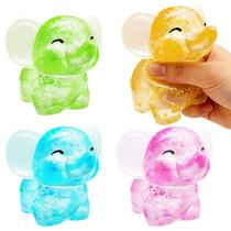 Bolas Antiestresse Batorisy em Formato de Elefante, 4 Peças, Brinquedos Squishy Fidget Bolas Antiestresse Batorisy em Formato de Elefante, 4 Peças, Brinquedos Squishy Fidget