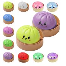 Bolas antiestresse squishy em formato de dumpling QPGJPD Bolas antiestresse squishy em formato de dumpling QPGJPD