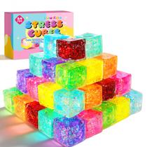 Bolas Antiestresse VESPRO Pacote com 24 Cubos de Gelo de Subida Lenta Bolas Antiestresse VESPRO Pacote com 24 Cubos de Gelo de Subida Lenta