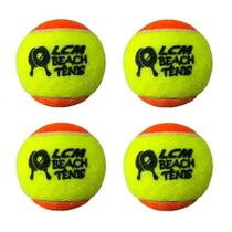 Bolas Beach Tennis LCM com 4 Unidades