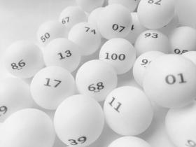 Bolas Bingo Ping-Pong Numeradas do 01 ao 100 (38mm - 3,8cm) - Branca