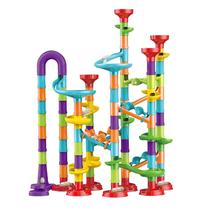 Bolas coloridas Run Slide Block Dropping Balls Desmontagem e montagem Jogo de brinquedo