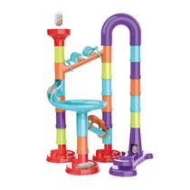 Bolas coloridas Run Slide Block Dropping Balls Desmontagem e montagem Jogo de brinquedo