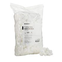 Bolas de algodão McKesson, não estéreis, absorção máxima, 1000 ct Bolas de algodão McKesson, não estéreis, absorção máxima, 1000 ct