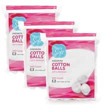Bolas de algodão Medline Simply Soft Premium 100% algodão 600 Bolas de algodão Medline Simply Soft Premium 100% algodão 600