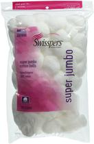 Bolas de algodão Swisspers Super Jumbo 70 ml 70 chá (pacote com 2)