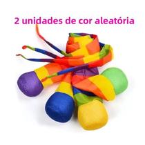 Bolas De Areia Macias Com Fita Arco-Íris Para Lançamento Manual, Brinquedo De Treinamento Fitness Bolas De Areia Macias Com Fita Arco-Íris Para Lançamento Manual, Brinquedo De Treinamento Fitness