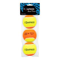 Bolas de Beach Tennis Compass Tennis (Pack c/ 3 Bolas)