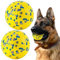 Bolas de cão FUSOTO para cães grandes, médios e pequenos, amarelas (2) Bolas de cão FUSOTO para cães grandes, médios e pequenos, amarelas (2)