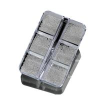 Bolas De Caviar Mini 3D Em Ouro, Prata E Aço Inoxidável Para Arte De Unhas, 6 Compartimentos Para Bolas De Caviar Mini 3D Em Ouro, Prata E Aço Inoxidável Para Arte De Unhas, 6 Compartimentos Para