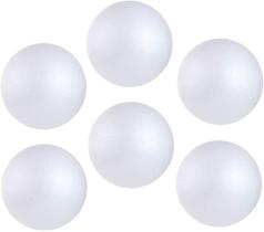 Bolas de espuma artesanais LOMIMOS 6 peças de poliestireno branco de 15 cm