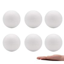 Bolas de espuma Craft Crafare 10 cm 6 peças de poliestireno branco Bolas de espuma Craft Crafare 10 cm 6 peças de poliestireno branco