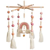 Bolas de feltro de madeira para berço móveis HI BABY MOMENT Boho