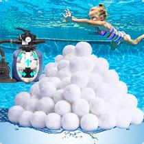 Bolas de filtro para piscina QwayHome 1.4 kg reutilizables para piscinas elevadas Bolas de filtro para piscina QwayHome 1.4 kg reutilizables para piscinas elevadas