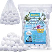 Bolas de Filtro para Piscina ZeeDix 1,5 kg Ecológicas Reutilizáveis Bolas de Filtro para Piscina ZeeDix 1,5 kg Ecológicas Reutilizáveis