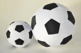 Bolas de Futebol  Branca e Preta 20 cm e 12 cm 