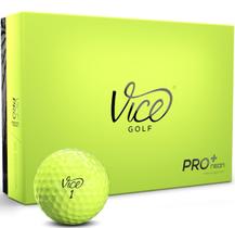 Bolas de Golf Vice Golf PRO PLUS Lima, paquete de 12 duraderas de 4 piezas