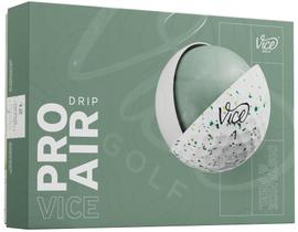 Bolas de Golf Vice Pro Air, Petrol/Amarillo Goteo