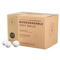 Bolas de golfe biodegradáveis que se dissolvem na água, 144 unidades Bolas de golfe biodegradáveis que se dissolvem na água, 144 unidades