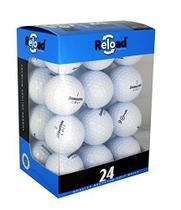 Bolas de golfe Bridgestone recicladas (24-pack) brancas
