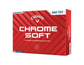 Bolas de golfe Callaway Chrome Soft 360 Triple Track White Bolas de golfe Callaway Chrome Soft 360 Triple Track White
