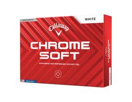 Bolas de golfe Callaway Chrome Soft White Bolas de golfe Callaway Chrome Soft White