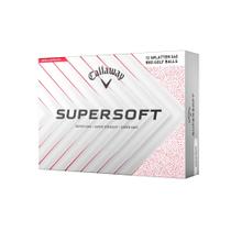 Bolas de golfe Callaway Golf Supersoft 2025 Red Splatter